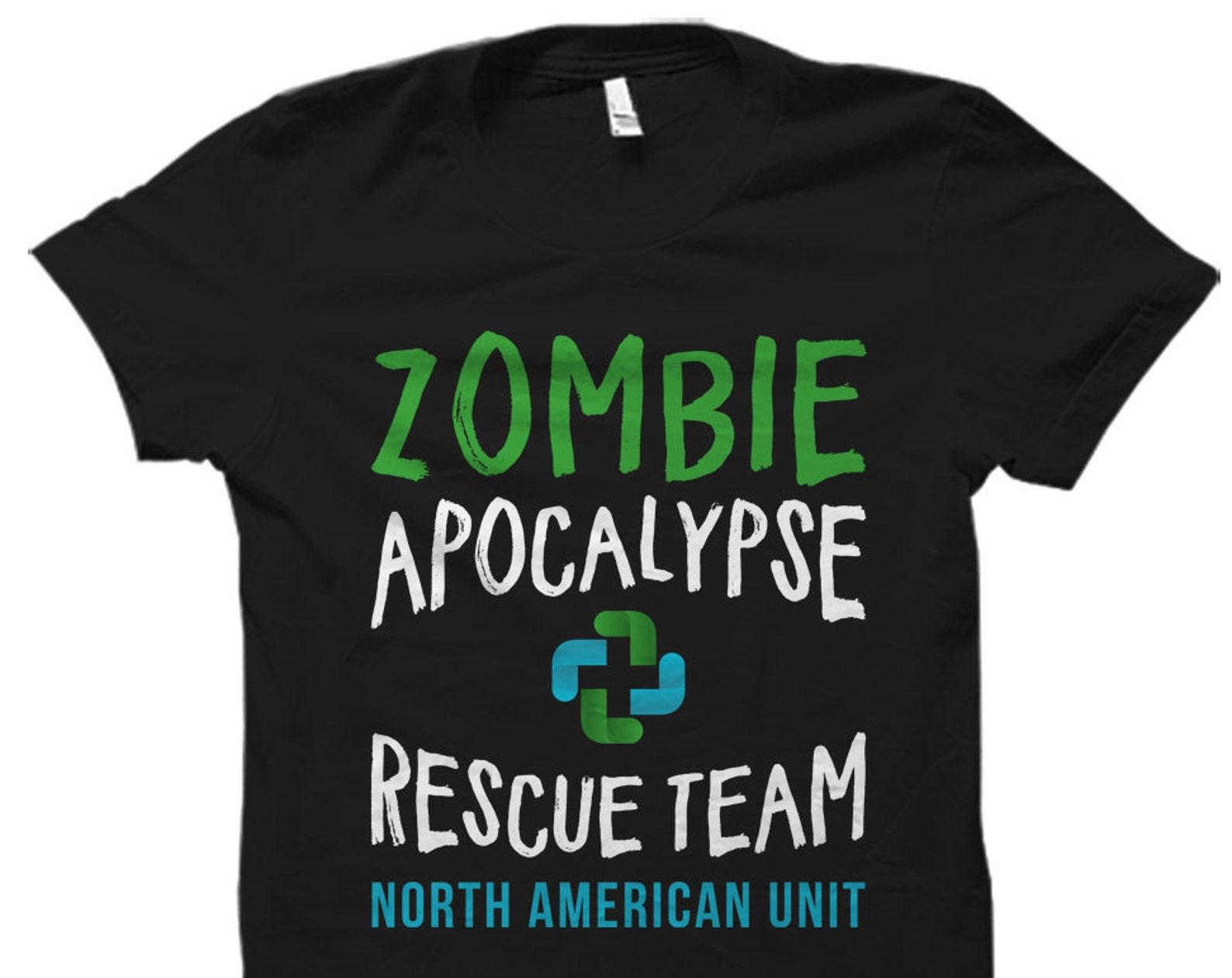Zombie Apocalypse Shirt. Zombie Shirts. Zombie Gifts. Horror Shirt. Horror Gift. Zombie T-Shirt. Prepper Shirts. Horror Movie Shirt #OS2700 2XL