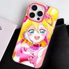 Sakura Uta Cure Idol Jelly Doppelschicht Rosenrot Handyhülle für iPhone 17 16 15 14 13 12 11 Air Pro Max Plus Schutz