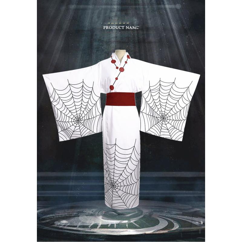Anime Demon Slayer Kimetsu No Yaiba Spider Rui Sister Mother Cosplay Costume Women Men Kimono Halloween Party Costumes