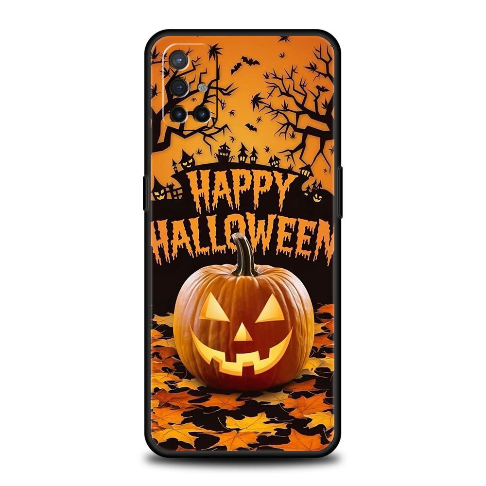 

Halloween Pumpkin Phone Case For Oneplus 12 12R 11 10T R10 Nord N100 N200 N10 10 7 8 9 7T 8T 9R 9RT CE 2 Pro 5G Soft TPU Cover OnePlus 10 Pro