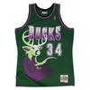 Mesh Swingman Jersey - MITCHELL & NESS - Milwaukee Bucks 1996-97 - Ray Allen - 100% Polyester - Celtic Green