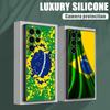 Brazil Brazilian Flag S26Ultra Case For Samsung Galaxy S26 S25 S24 S23 S20 S21 FE S22 Ultra S25 Plus 5G Cases Soft Phone Cover