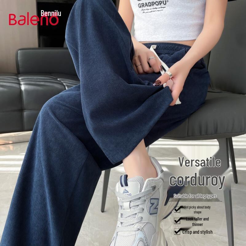 Baleno Women s Pleated High-Waist Casual Pants 2XL