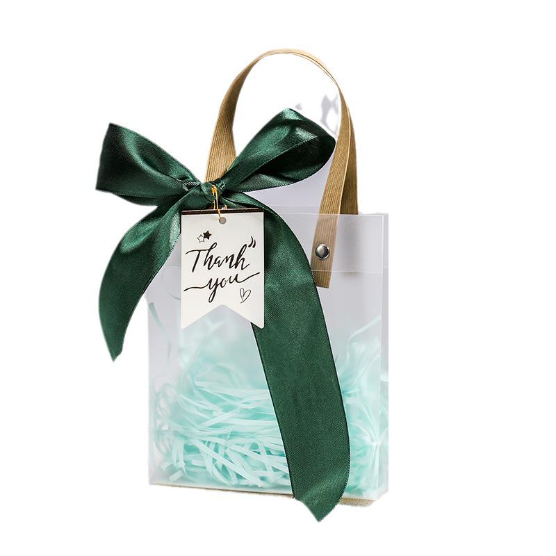 High-End Transparent Gift Tote for Valentine's, Weddings, Birthdays & Parties
