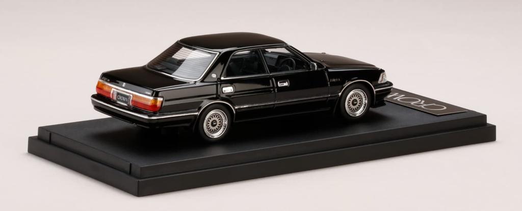 MARK43 Scale Toyota Crown 3000 Athlete L Custom Version Black Finished Model PM43135CBK 1/43 (MS135)