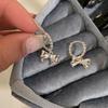 Exquisite Girlish Bow Ear Cuffs: Three-Dimensional, Cute, and Sweet Fashion Earrings for Women with Unique Style and Flair