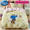 Girls' Frozen Princess Cartoon Cotton Bedding Set - 3 Pieces