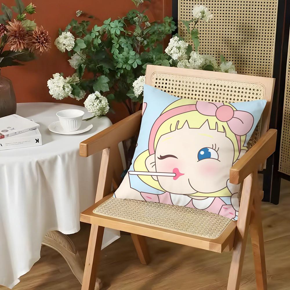 

Cute Brand FFujiya Cushion Cover Silky Short Plush Invisible Zipper Dustproof Sofa Pillow Case for Home Decor 30x30cm