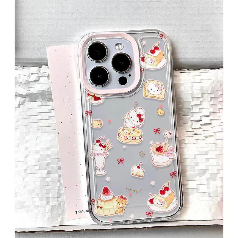 

Dessert Cat Phone Case for iPhone, Huawei, Honor, VIVO, Xiaomi, Redmi, OPPO iPhone 14