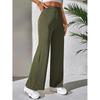 Women's High West Korean Trousers Indian Casual Wear Flared Pants Dress