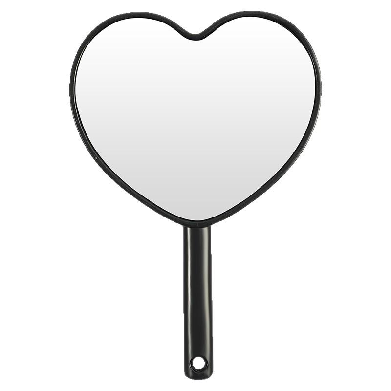Customizable Mini Heart-Shaped Portable Makeup Mirror – Handheld, Hangable, Perfect for Students