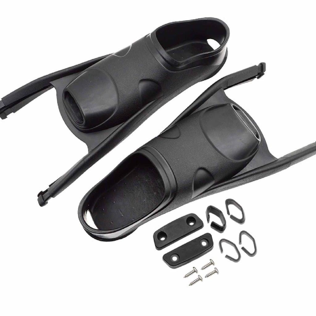 Freediving Long Flippers – Compatible & Replaceable Shoe Covers for Fishing, Spearfishing & Underwater Hunting