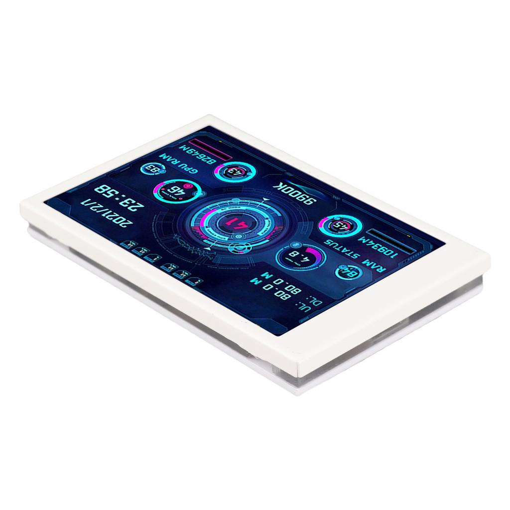 3.5in Computer Temp Display Full View Display Small Screen for AIDA64 PC CPU RAM Hard Disk Data Display