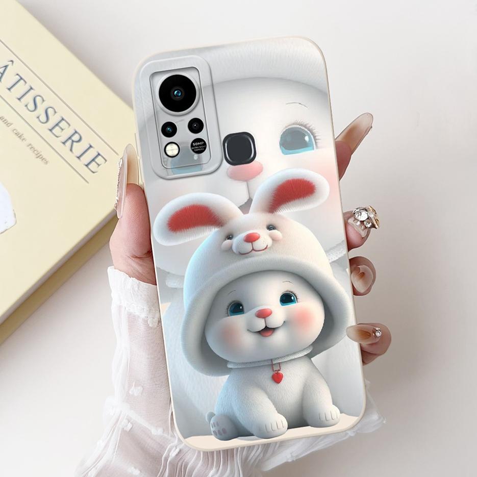 For Infinix Hot 11S Case X6812 X6812B Cute Panda Cartoon Cover Shockproof Phone Cases For Infinix Hot 11S NFC Hot11s Soft Fundas
