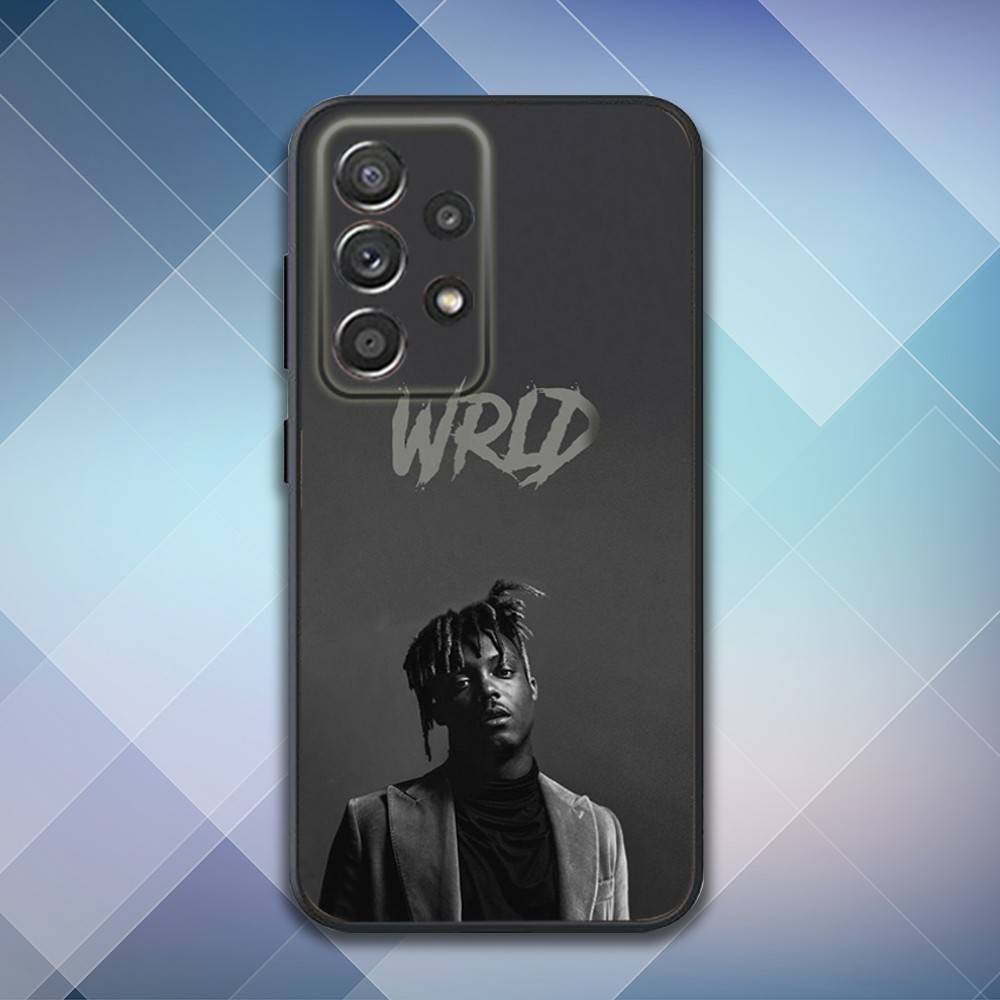 Rapper 999 J-Juice W-WRLD Phone Case For Samsung S25,S24,S21,S22,S23,S30,Ultra,S20,Plus,Fe,Lite,Note,10,9,5G Black Cover