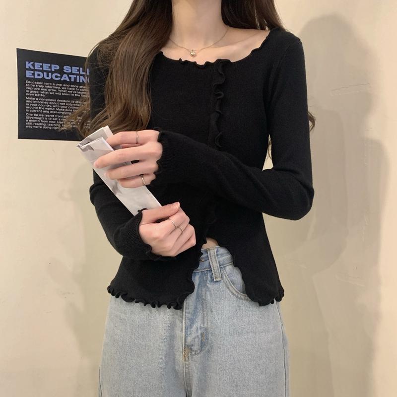 Autumn And Winter Long Sleeve Knitted Sweater Women Fashion Slim Fit Top Women Pullover Sweaters Vintage Elegant Female Knitwears Jumper 31074