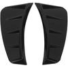 ZPSHYD Side Air Wing Vent Cover Trim, Front Bumper Side Air Outlet Trim ABS Glossy Black ABS Universal Exterior Side Vent Trim for Car