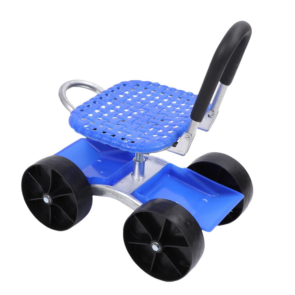 Carrello da Giardino Sedile da Lavoro Rotante Girevole a 360 Gradi Sedile da Lavoro Regolabile in Altezza per Giardinaggio, Piantagione, Scavo