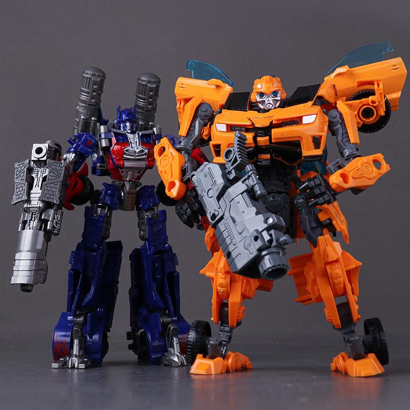 Transformation Robot Car Autobots Bumblebee Optimus Prime Action Figure Toys Plastic Anime Movie Series Children Birthday Gift