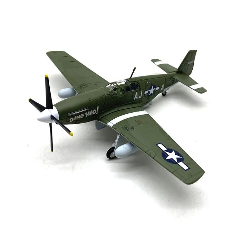 Diecast Metal 1/72 Scale American Army Airlines P51b Mustang Fighter P51B Airplane Model Military Collect Gift