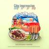 National City Landmark Acrylic Fridge Magnet - Scenic Souvenir