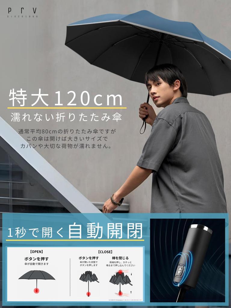 Prv 2024 Model Umbrella that fits your bag Reverse For both sunny and rainy super water automatic opening and UV light heat feels like folding