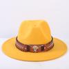 Popular European and American Classic Simple Flat-brimmed Top Hat Men's and Women's Fashionable and Elegant Versatile Jazz Hat Top Hat