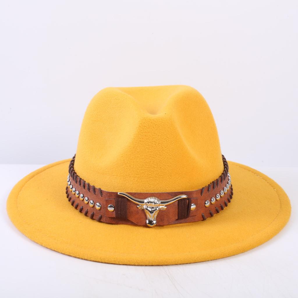 Popular European and American Classic Simple Flat-brimmed Top Hat Men's and Women's Fashionable and Elegant Versatile Jazz Hat Top Hat