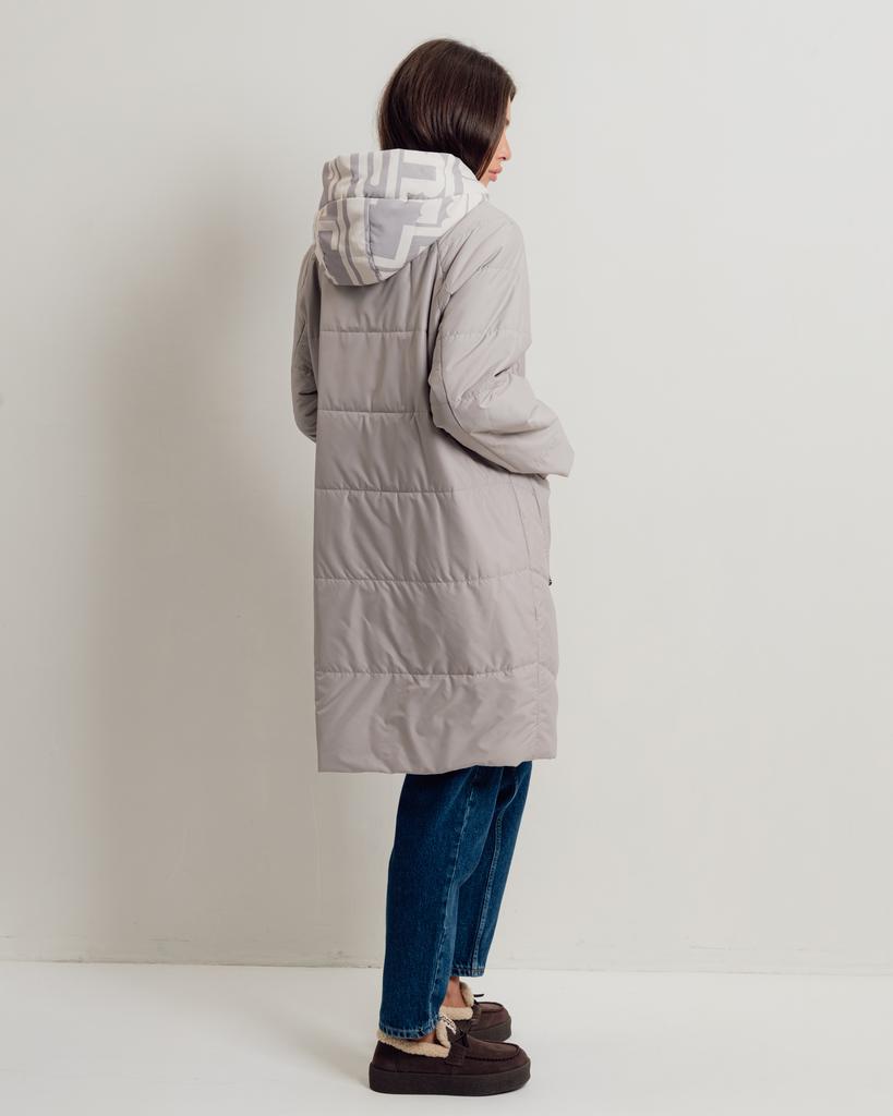 Jacket Long Demisezonnaya Jc.Rosy Pink 2926 50 Light Gray