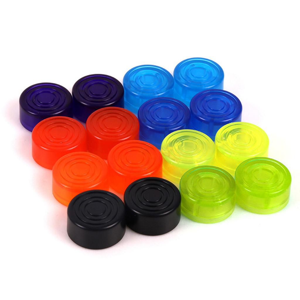 Guitar Effect Pedal Footswitch Toppers Effect Foot Nail Caps Pedal Protection Cap Colorful