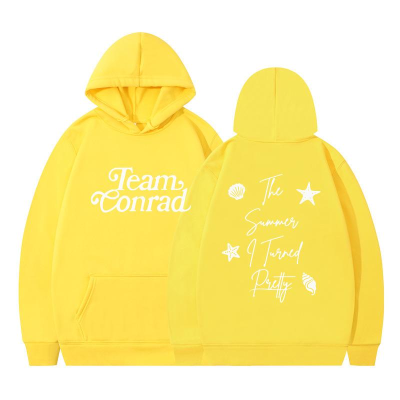 The Summer I Turned Pretty Printed Loose Hooded Sweater Hoodie
