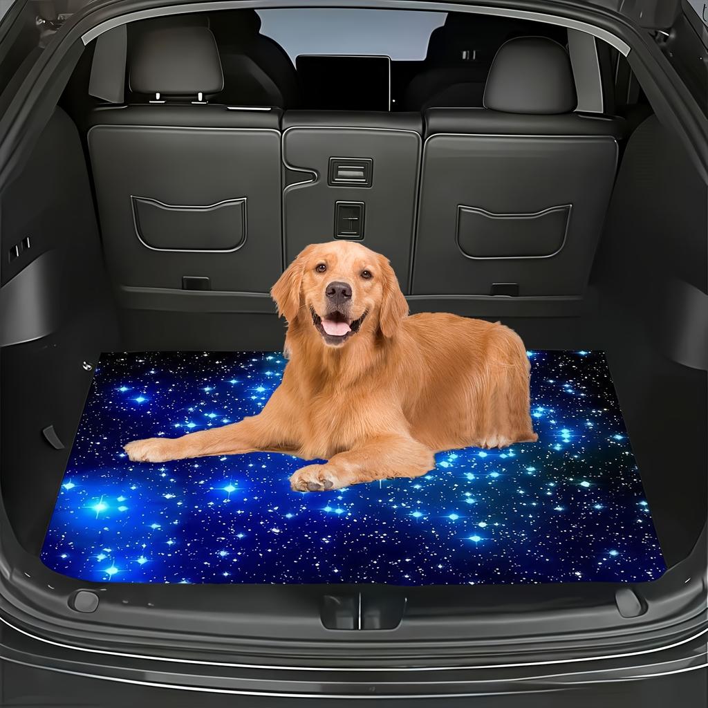 1Pcs  Romantic Dream Print Car Trunk Mat Non-Slip Heavy-Duty Cargo Liner for SUVs Sedans Trucks  Protects Against Pets Protective Cover