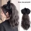 Synthetic Long Curly Hair Band Bow Headband Hair Clip Natural Hair Piece Fluffy Wig Extensions Hairpieces For Women