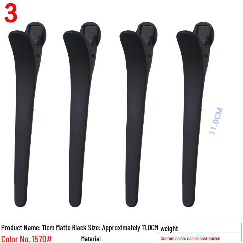 Spona do vlasů 2024 Black Pointed Hairpin - Populární matný kachní zobák pro dámy