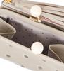 Perche Acrylic Bead Clasp Bifold Genuine One Size Wallet, Women's, Leather, 08-06-03160, GYDOT,