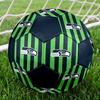 Seahawks Indoor Soccer Ball Colorful All Ages Size 5 Machine Stitched PVC Competition Ready Durable High-Bounce