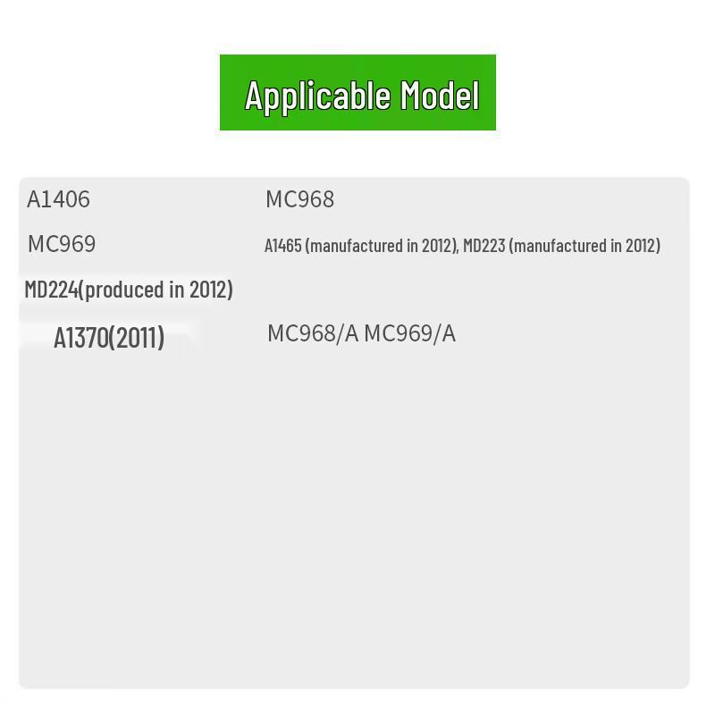 llano Laptop Battery for MacBook Air 11.6-inch (A1465/A1370/A1406/A1495)