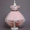 Popular European and American Flower Girl Tulle Cake Dress - Girls' Princess and First Birthday Dress