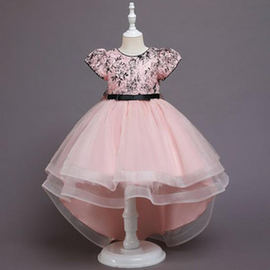 Popular European and American Flower Girl Tulle Cake Dress - Girls' Princess and First Birthday Dress