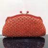 Borsa da sera in cristallo colorato Borsa a pochette con diamanti scintillanti per donna Borsa a mano di lusso con strass per matrimonio, ballo, cena, banchetto
