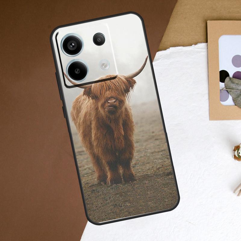 Highland Cows Case For Xiaomi Redmi Note 14 12 11 10 13 15 Pro Plus Redmi 14C 15C 15 13 10C 12C 13C Cover