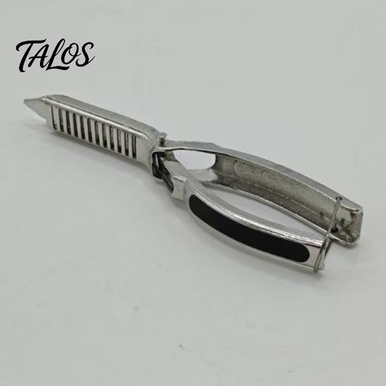 Easy Clean Meat Tool Rib Membrane Removal Tool, Stainless Steel BBQ Skinner with Ergonomic Professional Cooking Accessory Handle, Preparation, Modern