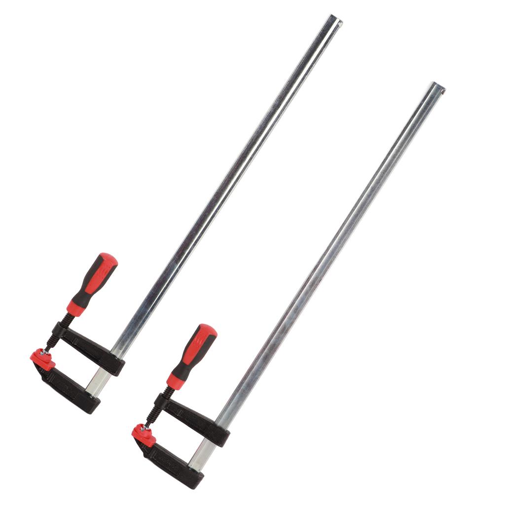 2Pcs Heavy Duty F Clamps Woodworking Bar Clips Quick Slide DIY Hand Tool Kit 80*600mm