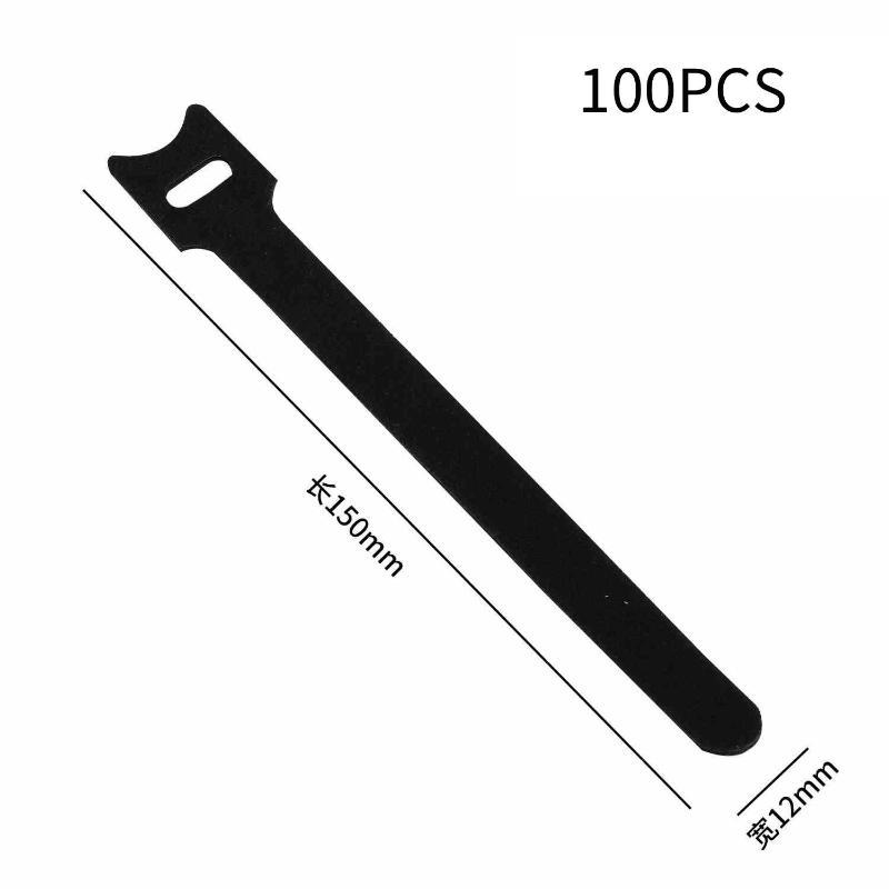 30/50/100Pcs Velcro , Power Cable And Data Cable Organizer, Reusable Binding Straps