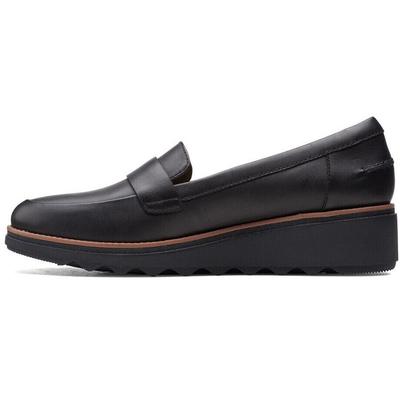 Women's Slip-ons Clarks Sharon Gracie Black, Dark Brown