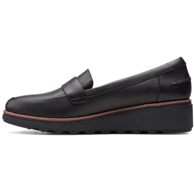 

Женские слипоны Clarks Sharon gracie black, dark brown 35 ½