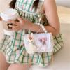 Cute Carto Doll Children's Shoulder Bags Fashi Pearl Handle Princess Girl Messenger Bag Sweet Novel Kid Change Purse Handbag