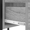 Nightstand Set of 2 Grey Sonoma 42 x 41 x 61 cm Particleboard