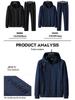 Hooded Cardigan Sports Set for Men - 2025 Spring/Autumn Fashion Trend