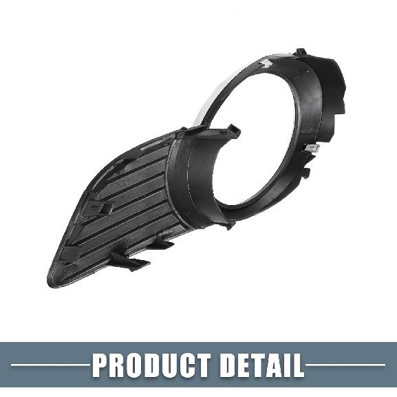 Front Left Right Side Fog Light Grille Cover 52040-08010 52030-08010 Fog Light Bezel Cover Trim for Toyota Sienna 2011-2017 1 Pair